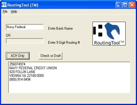 Aba Routing Code